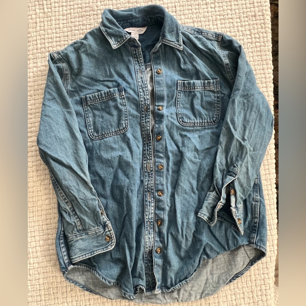 Old Navy Boyfriend Denim Shirt